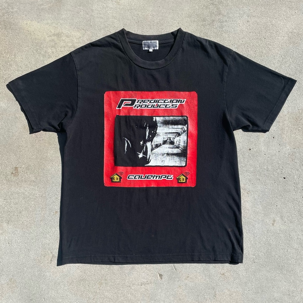 Cav Empt Prediction Products Black Red Graphic Tee Made In Japan Size XL